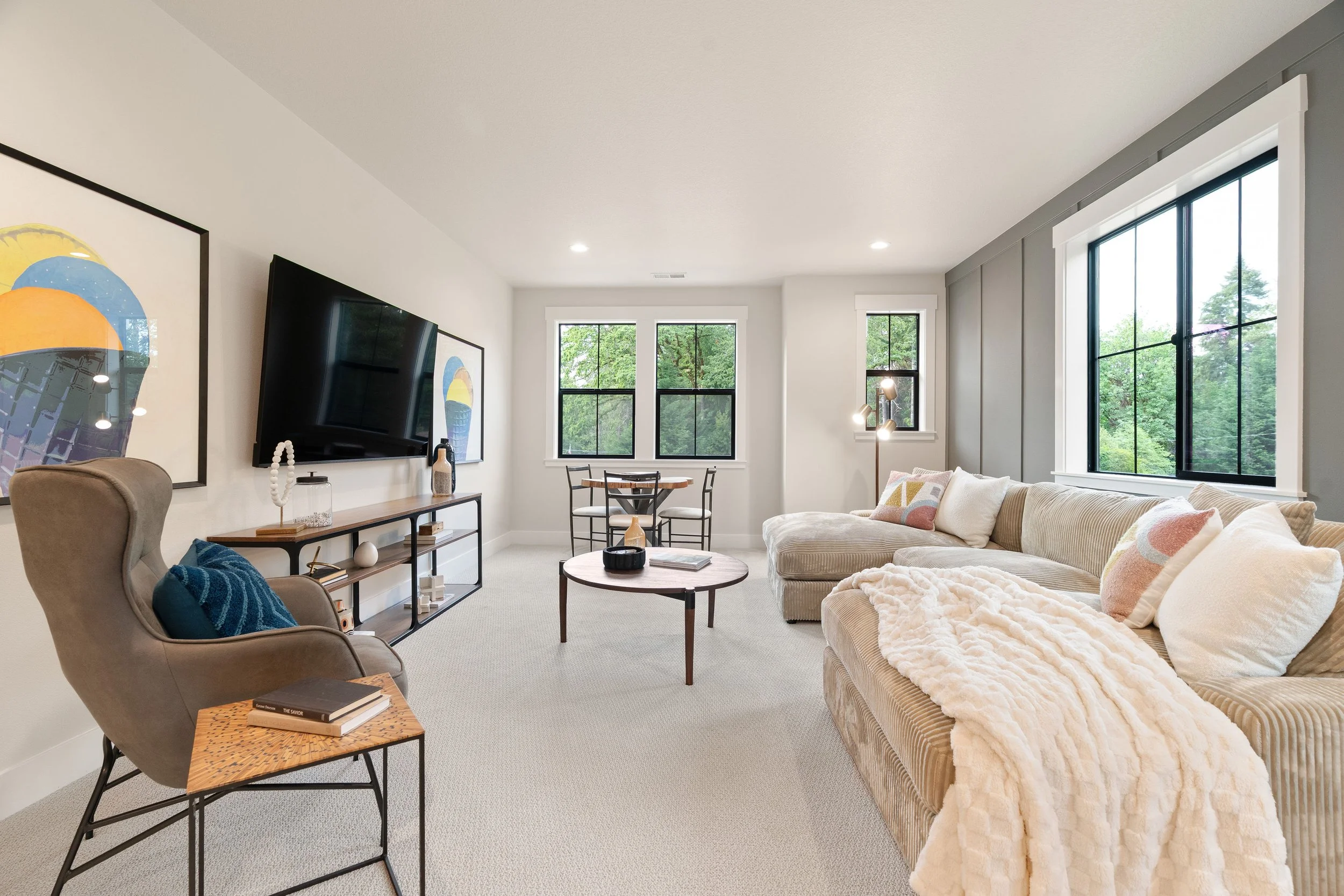 New construction luxury home in Portland, Oregon, crafted by The Portlock Company — the Portland area’s trusted local home builder.