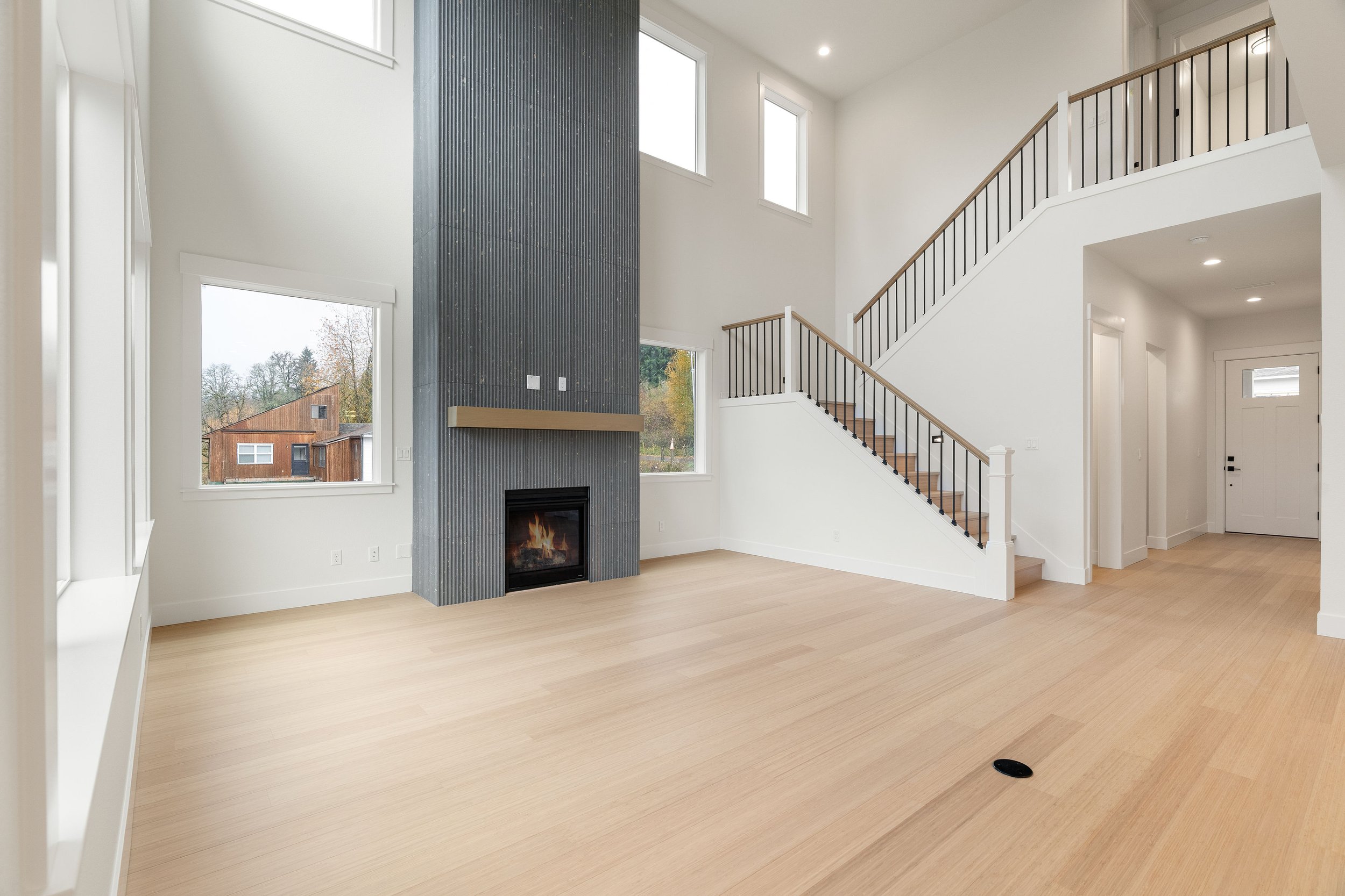 New construction luxury home in West Linn, Oregon, crafted by The Portlock Company — the Portland area’s trusted local new construction home builder. 