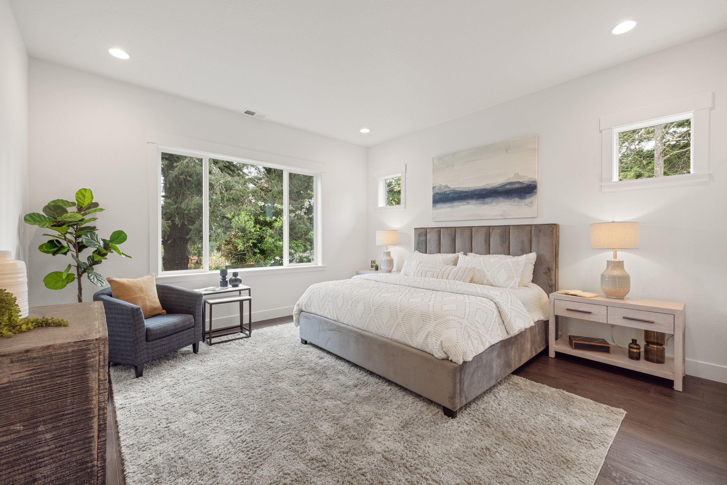 New construction luxury home in West Linn, Oregon, crafted by The Portlock Company — the Portland area’s trusted local home builder.