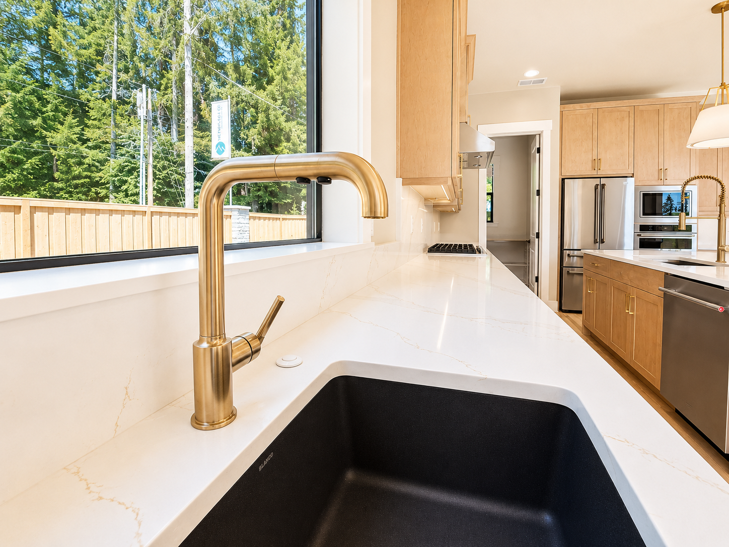 New construction luxury home in West Linn, Oregon, crafted by The Portlock Company — the Portland area’s trusted local home builder. 