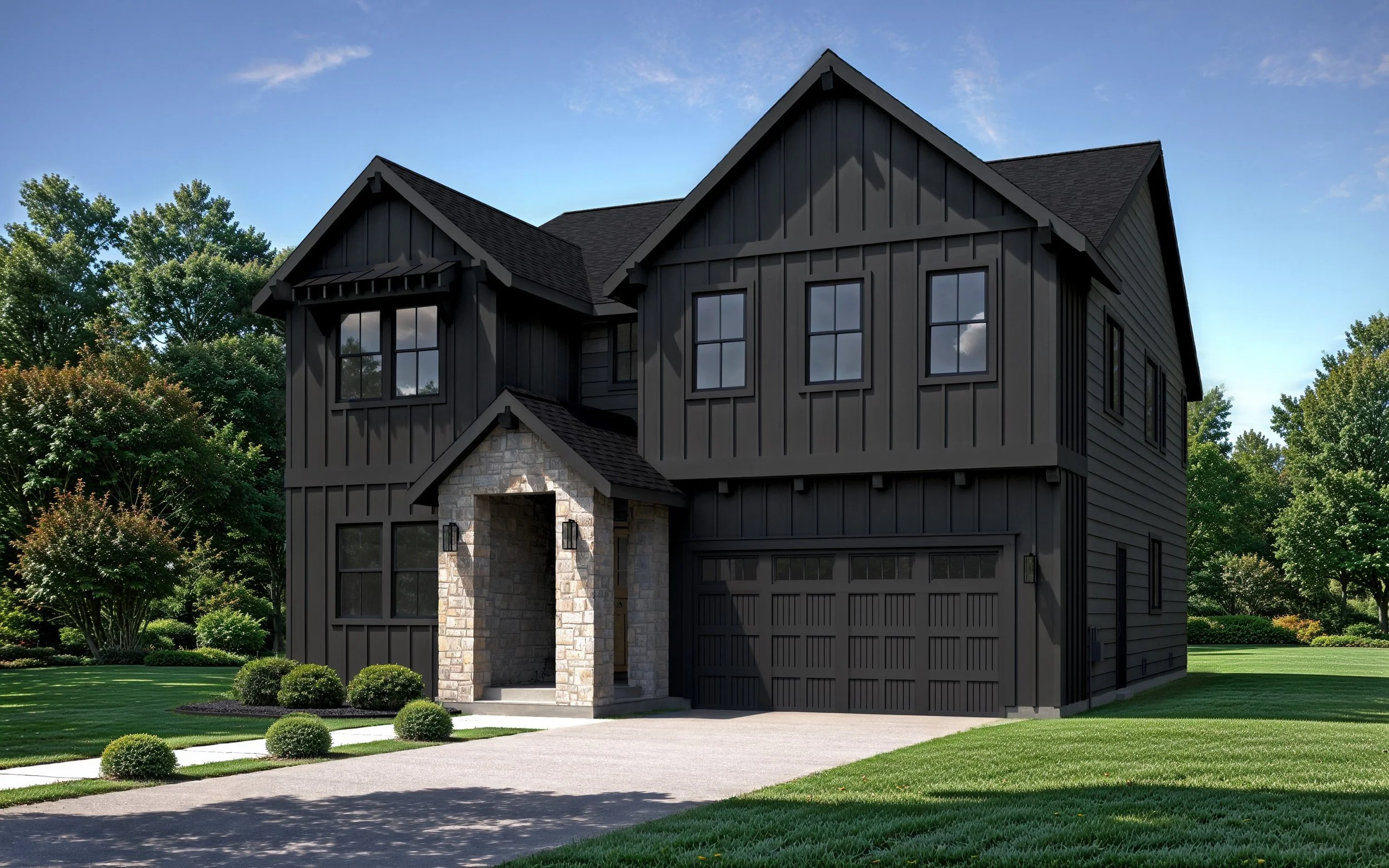 New construction luxury home in West Linn, Oregon, crafted by The Portlock Company — the Portland area’s trusted local home builder.