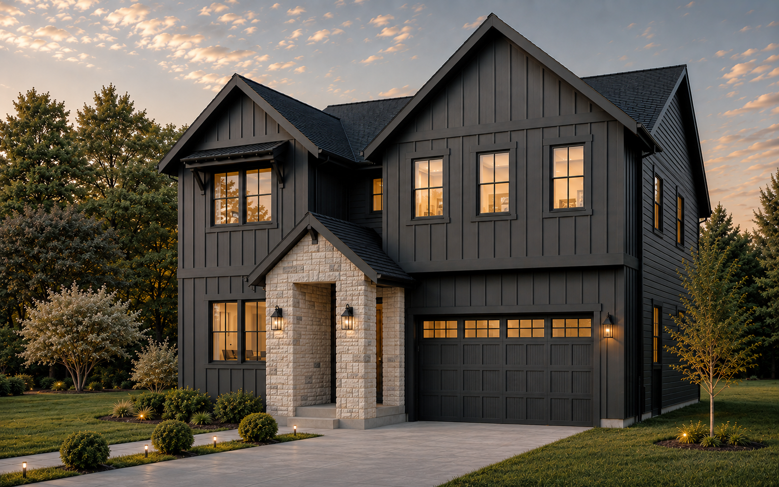 New construction luxury home in Portland, Oregon, crafted by The Portlock Company — the Portland area’s trusted local home builder.