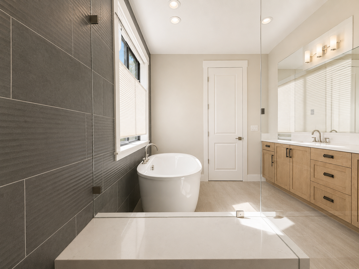 New construction luxury home in West Linn, Oregon, crafted by The Portlock Company — the Portland area’s trusted local new construction home builder. 