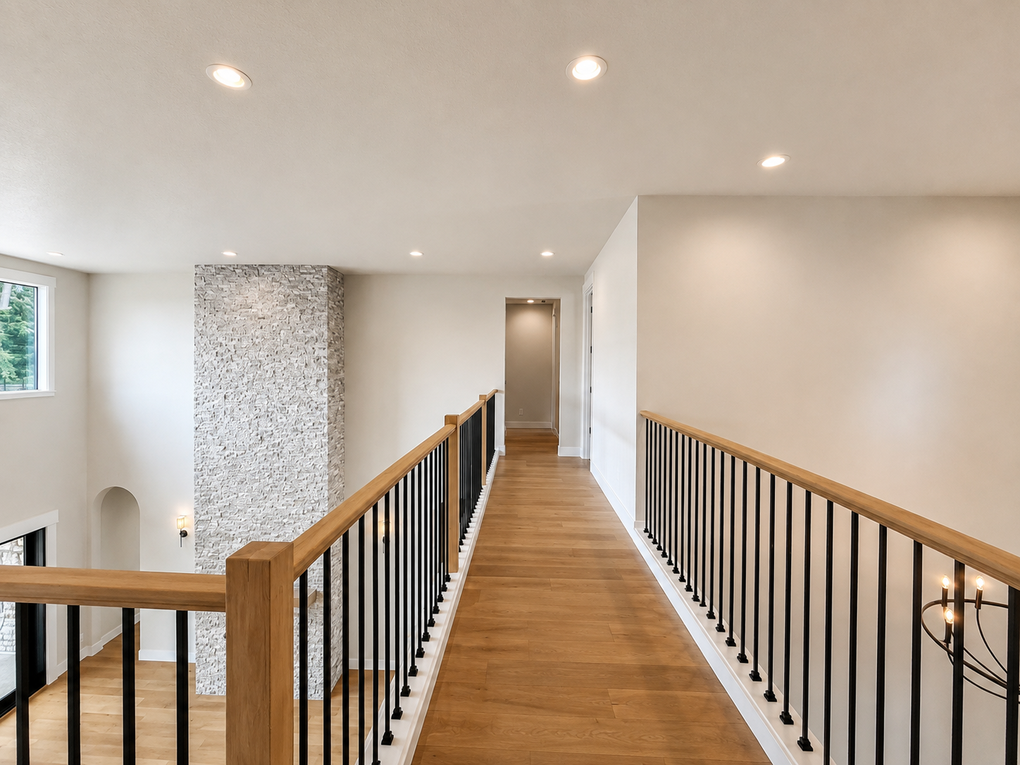 New construction luxury home in West Linn, Oregon, crafted by The Portlock Company — the Portland area’s trusted local home builder. 