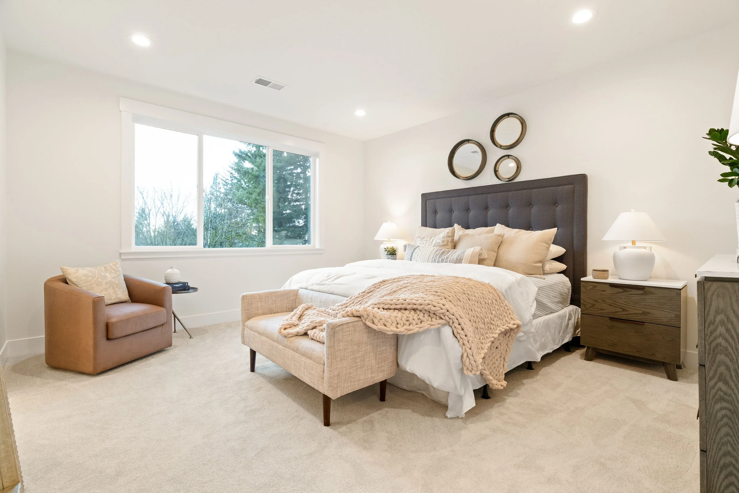 New construction luxury home in West Linn, Oregon, crafted by The Portlock Company — the Portland area’s trusted local home builder. 