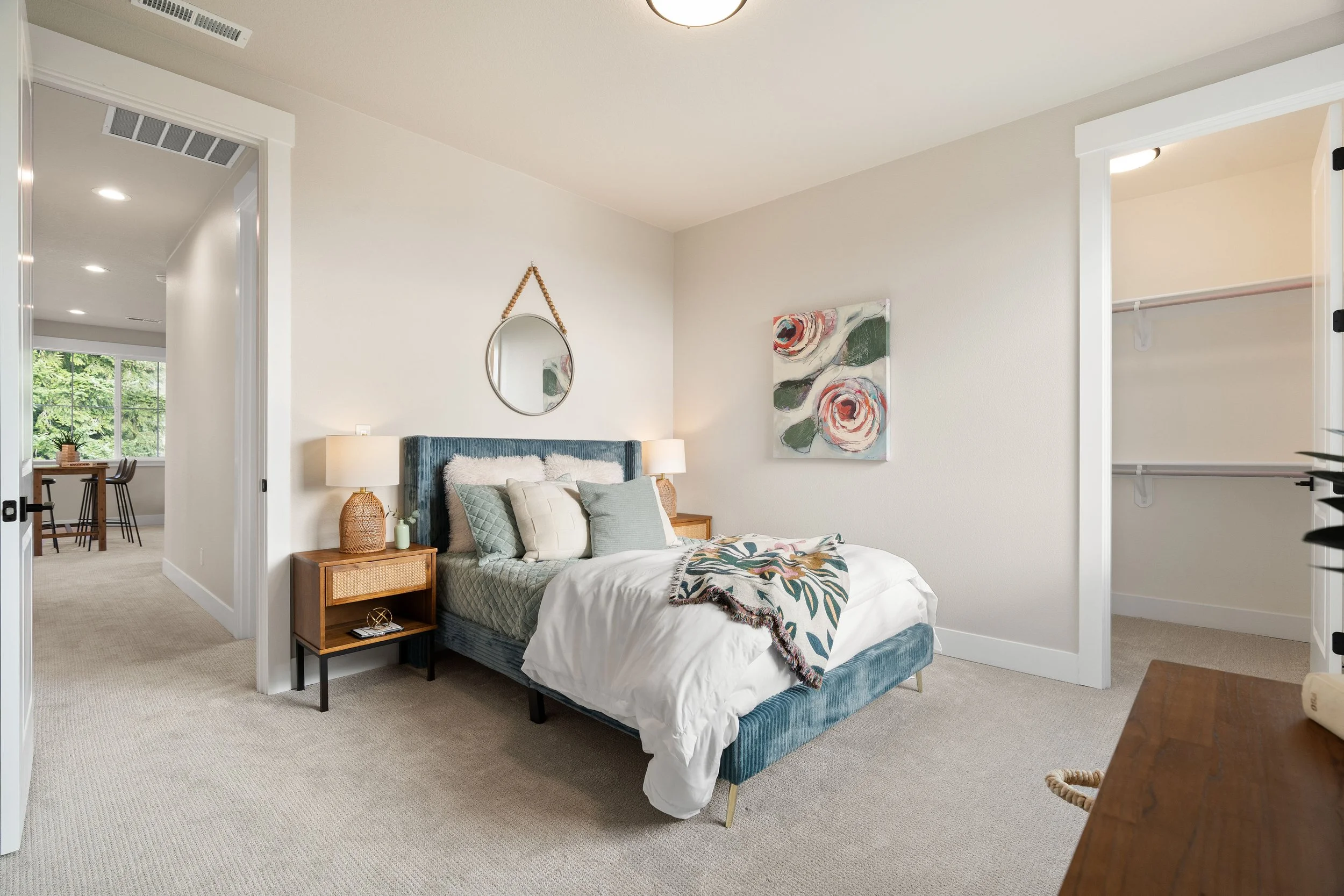 New construction luxury home in West Linn, Oregon, crafted by The Portlock Company — the Portland area’s trusted local home builder. 