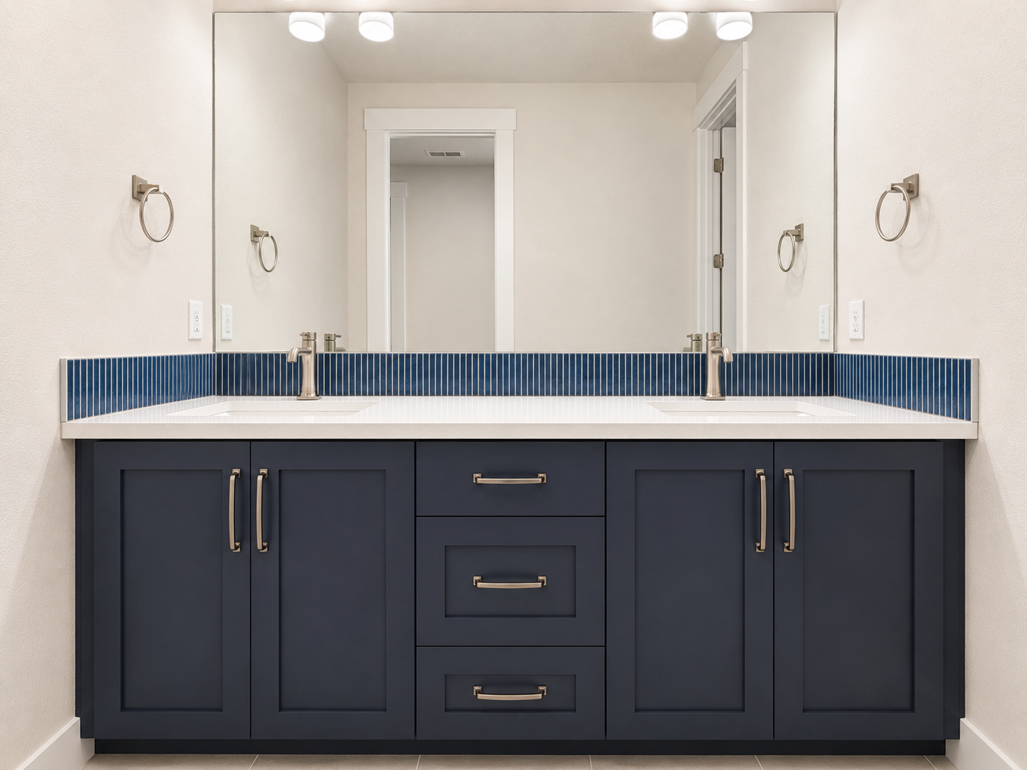 New construction luxury home in West Linn, Oregon, crafted by The Portlock Company — the Portland area’s trusted local home builder. 
