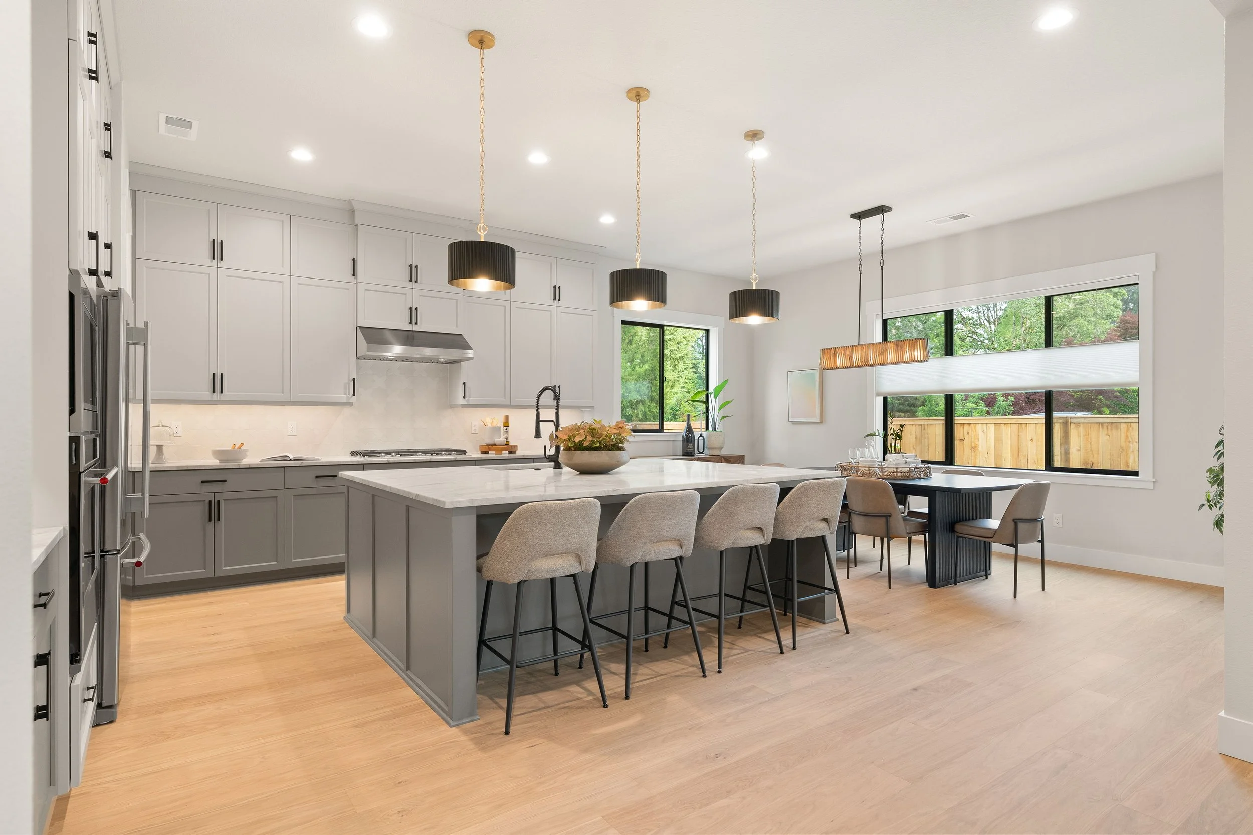 New construction luxury home in Portland, Oregon, crafted by The Portlock Company — the Portland area’s trusted local home builder.