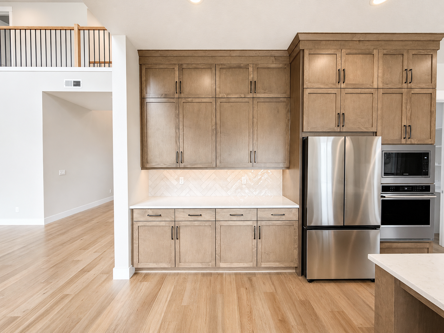 New construction luxury home in West Linn, Oregon, crafted by The Portlock Company — the Portland area’s trusted local home builder. 