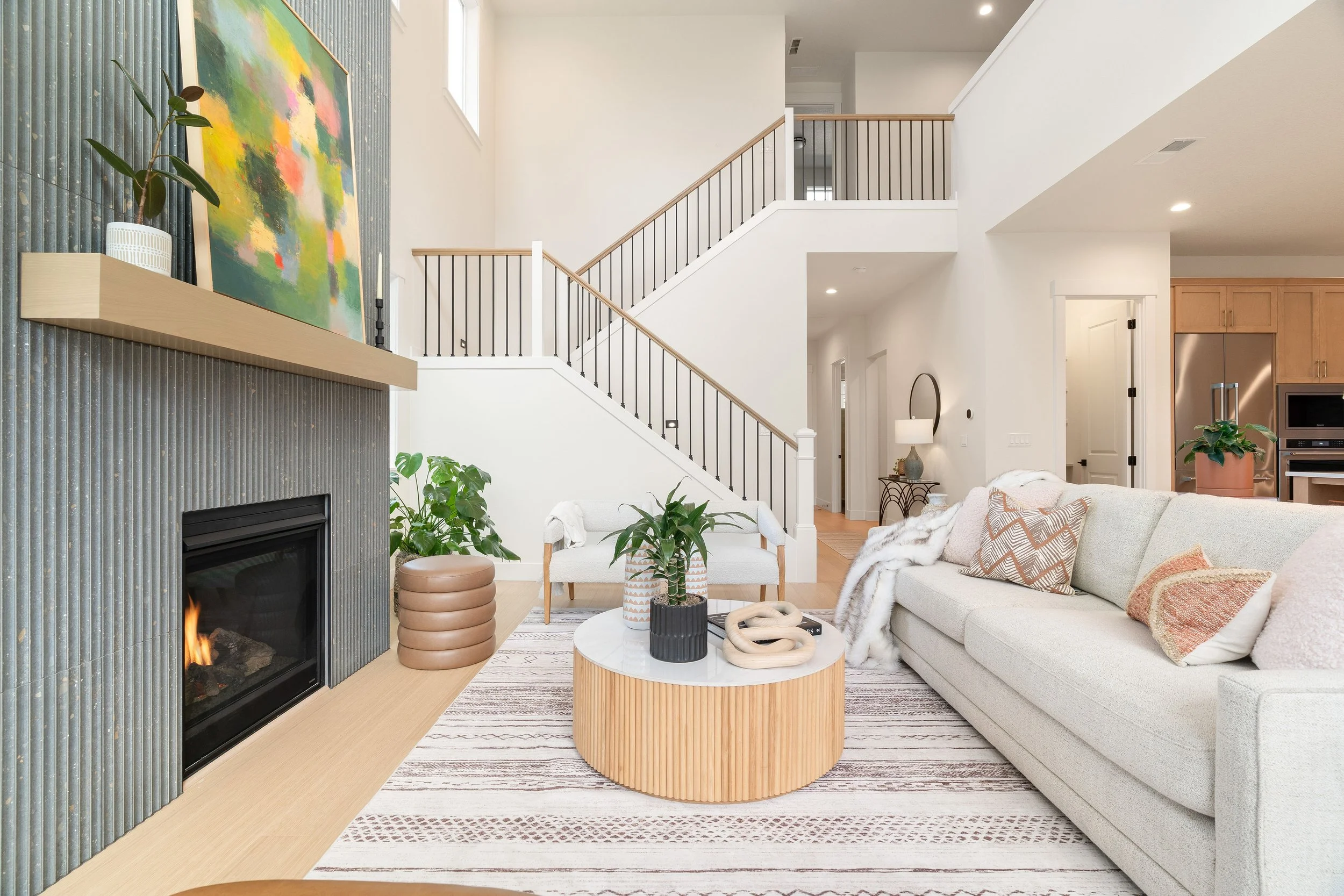 New construction luxury home in West Linn, Oregon, crafted by The Portlock Company — the Portland area’s trusted local home builder. 