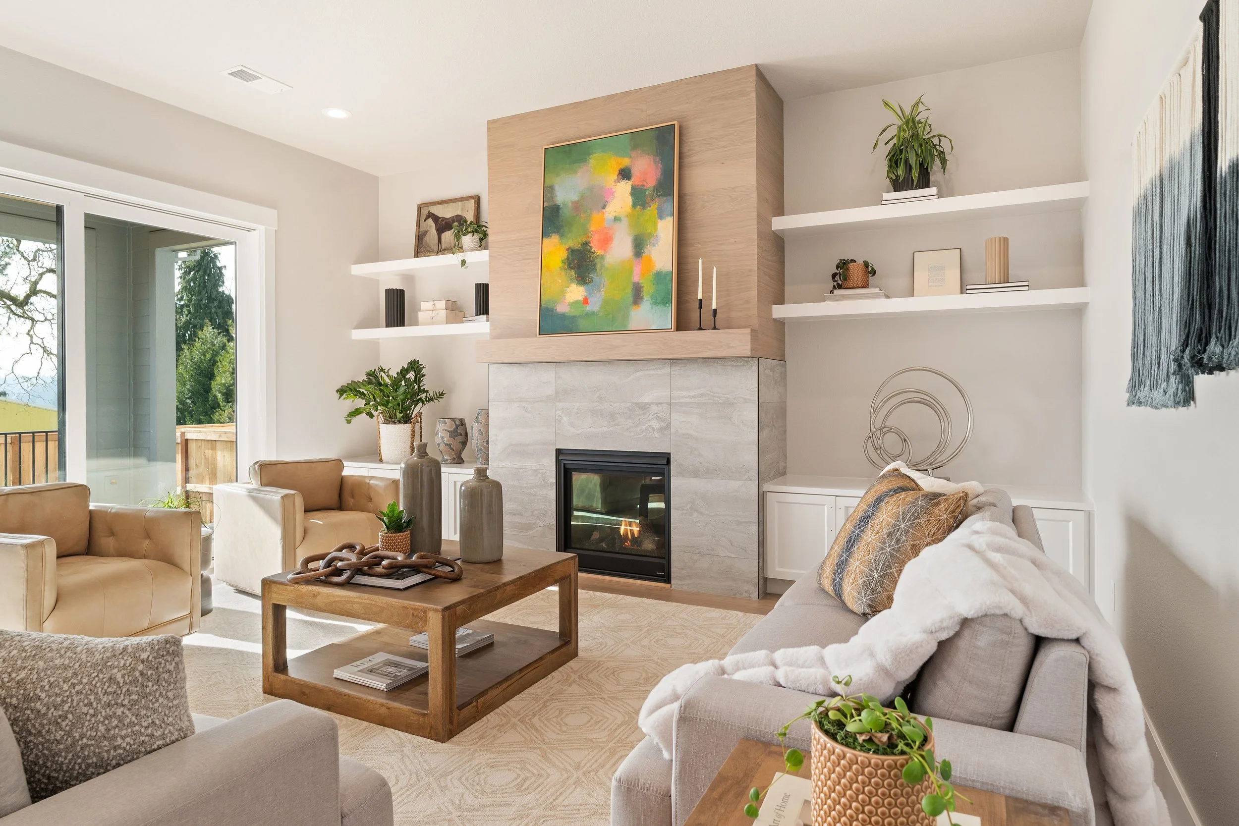 New construction luxury home in West Linn, Oregon, crafted by The Portlock Company — the Portland area’s trusted local home builder. 