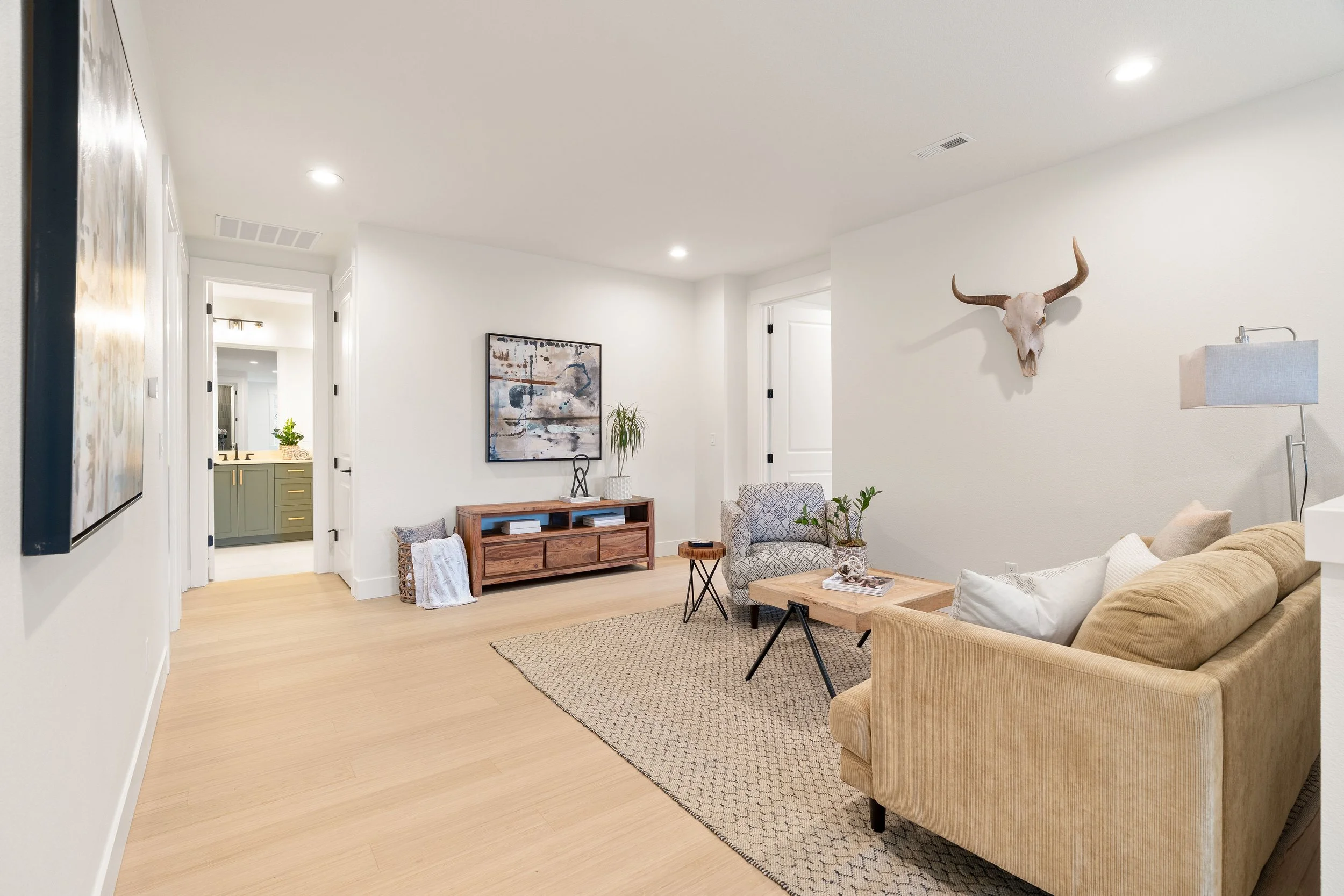 New construction luxury home in West Linn, Oregon, crafted by The Portlock Company — the Portland area’s trusted local home builder. 