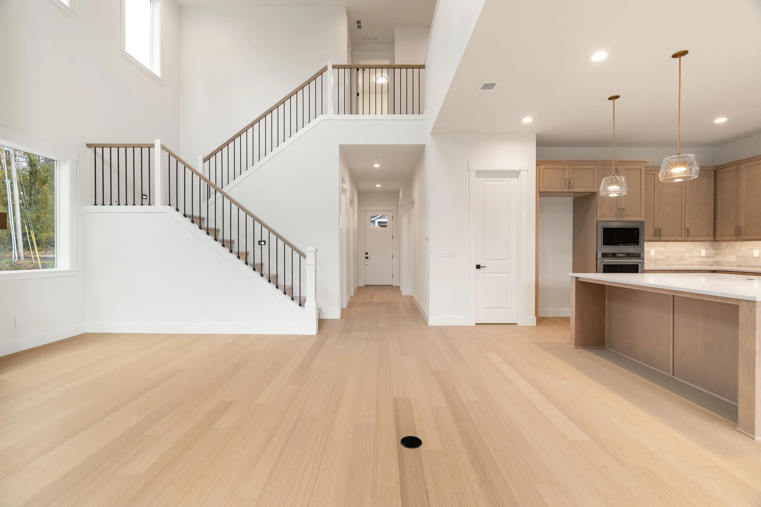 New construction luxury home in West Linn, Oregon, crafted by The Portlock Company — the Portland area’s trusted local new construction home builder. 