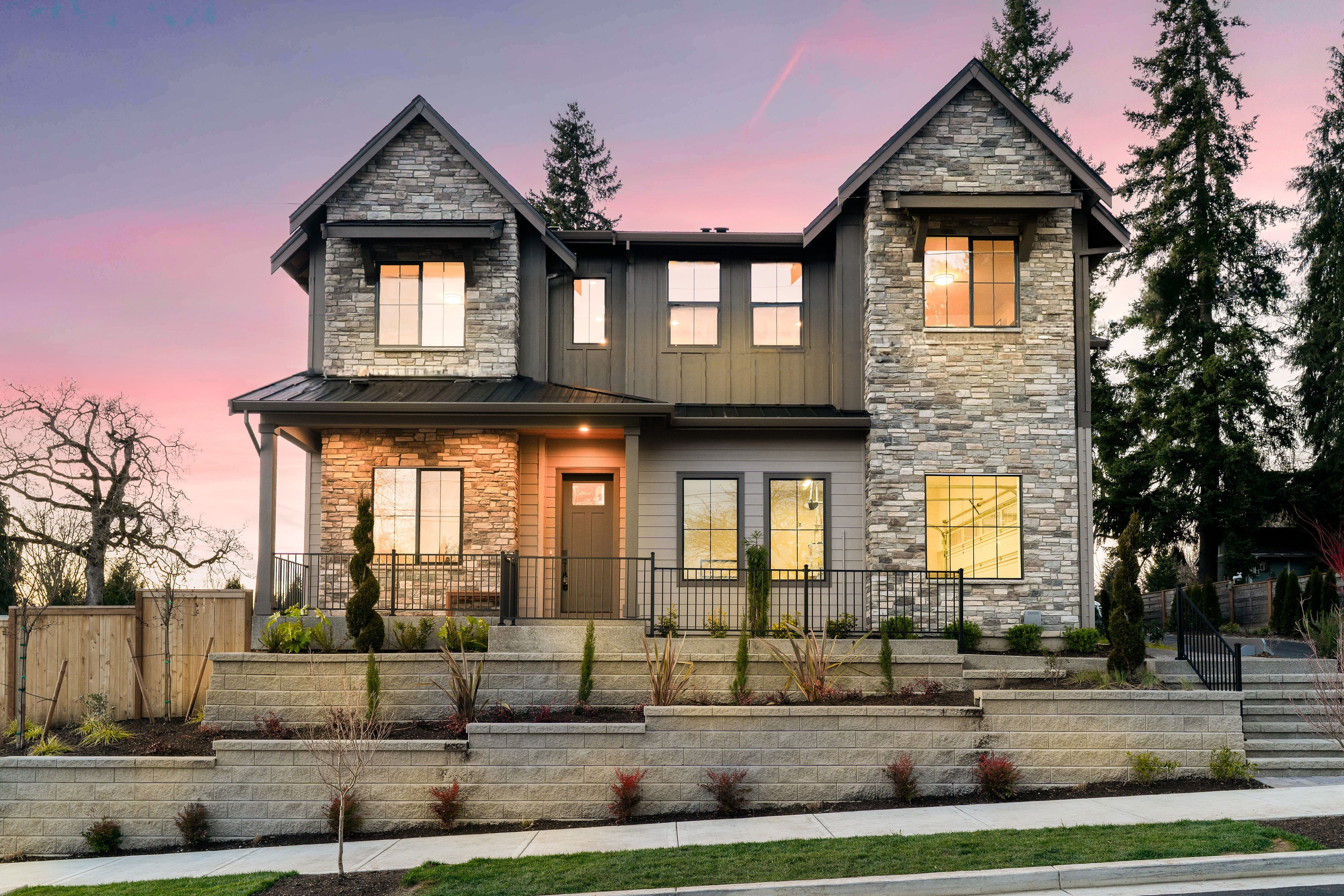 New construction luxury home in West Linn, Oregon by The Portlock Company