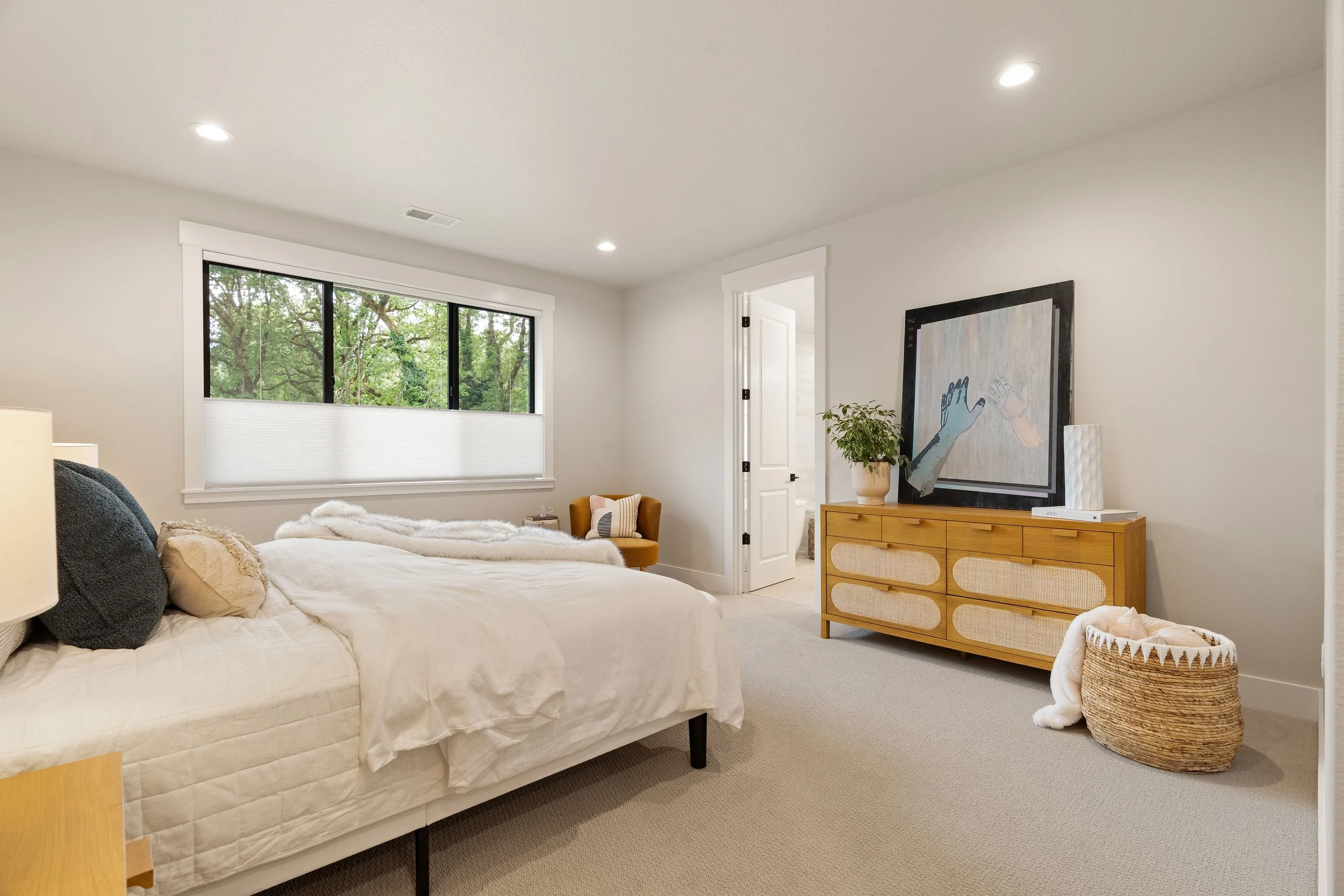 New construction luxury home in West Linn, Oregon, crafted by The Portlock Company — the Portland area’s trusted local home builder. 