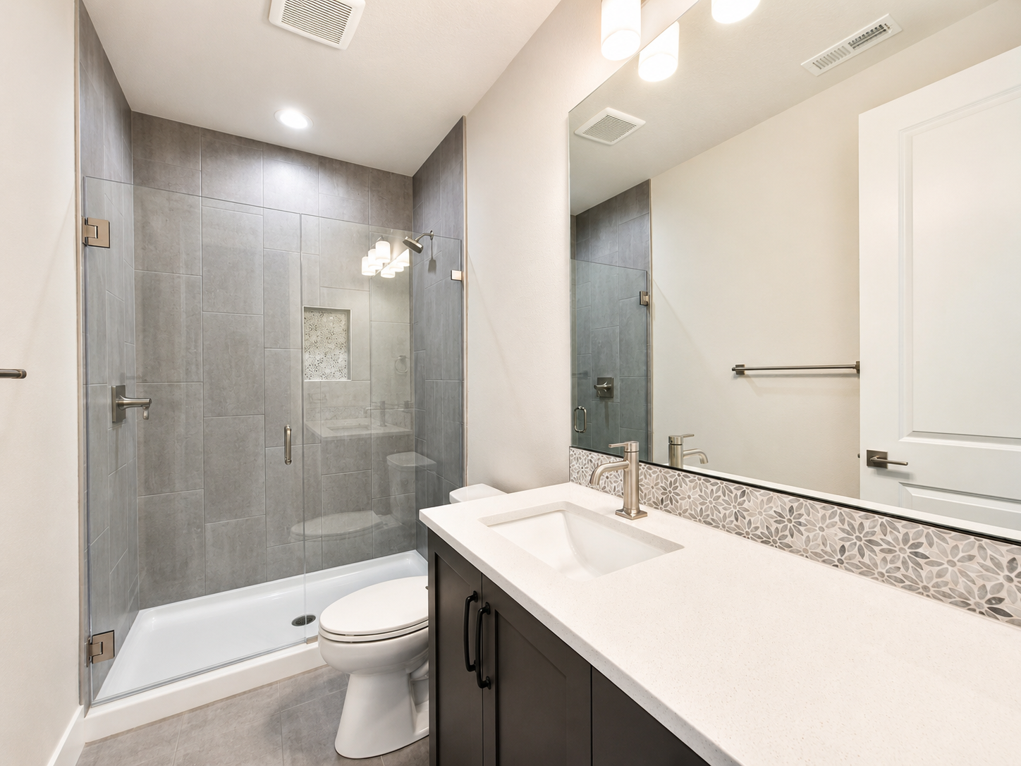New construction luxury home in West Linn, Oregon, crafted by The Portlock Company — the Portland area’s trusted local home builder. 