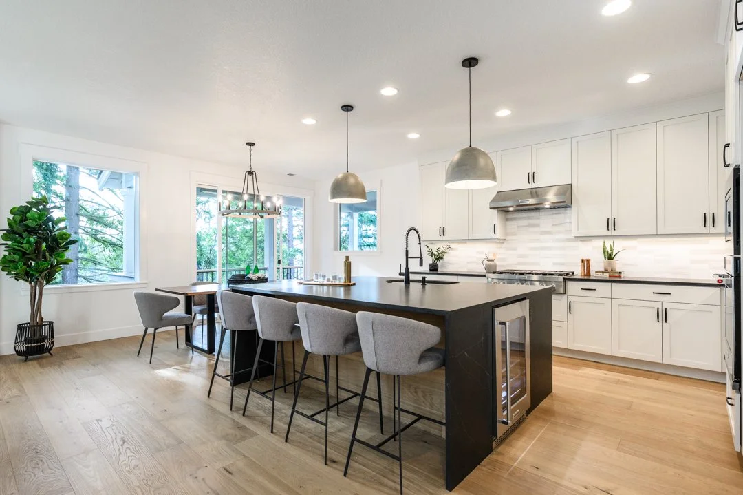 New luxury home in West Linn, Oregon, crafted by The Portlock Company — the Portland area’s trusted local home builder. 