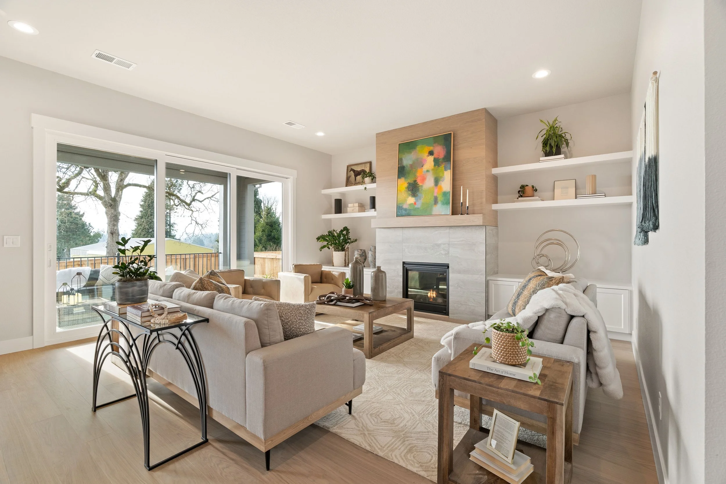 New construction luxury home in West Linn, Oregon, crafted by The Portlock Company — the Portland area’s trusted local home builder. 