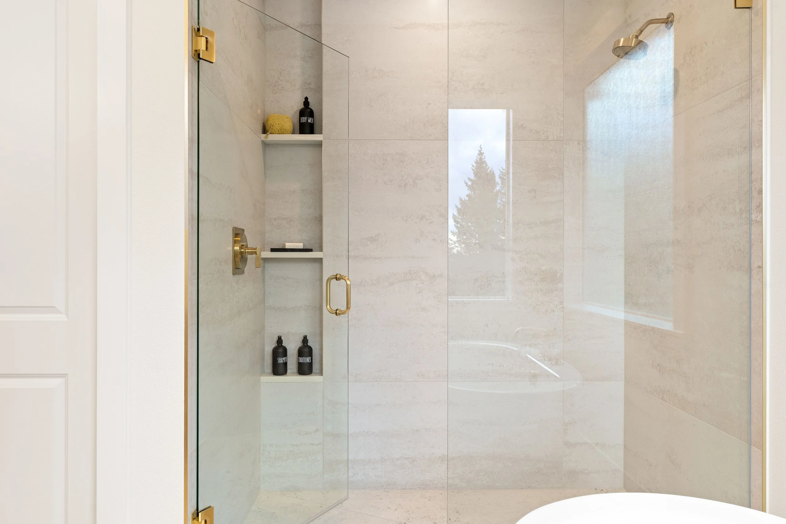 New construction luxury home in West Linn, Oregon, crafted by The Portlock Company — the Portland area’s trusted local home builder. 