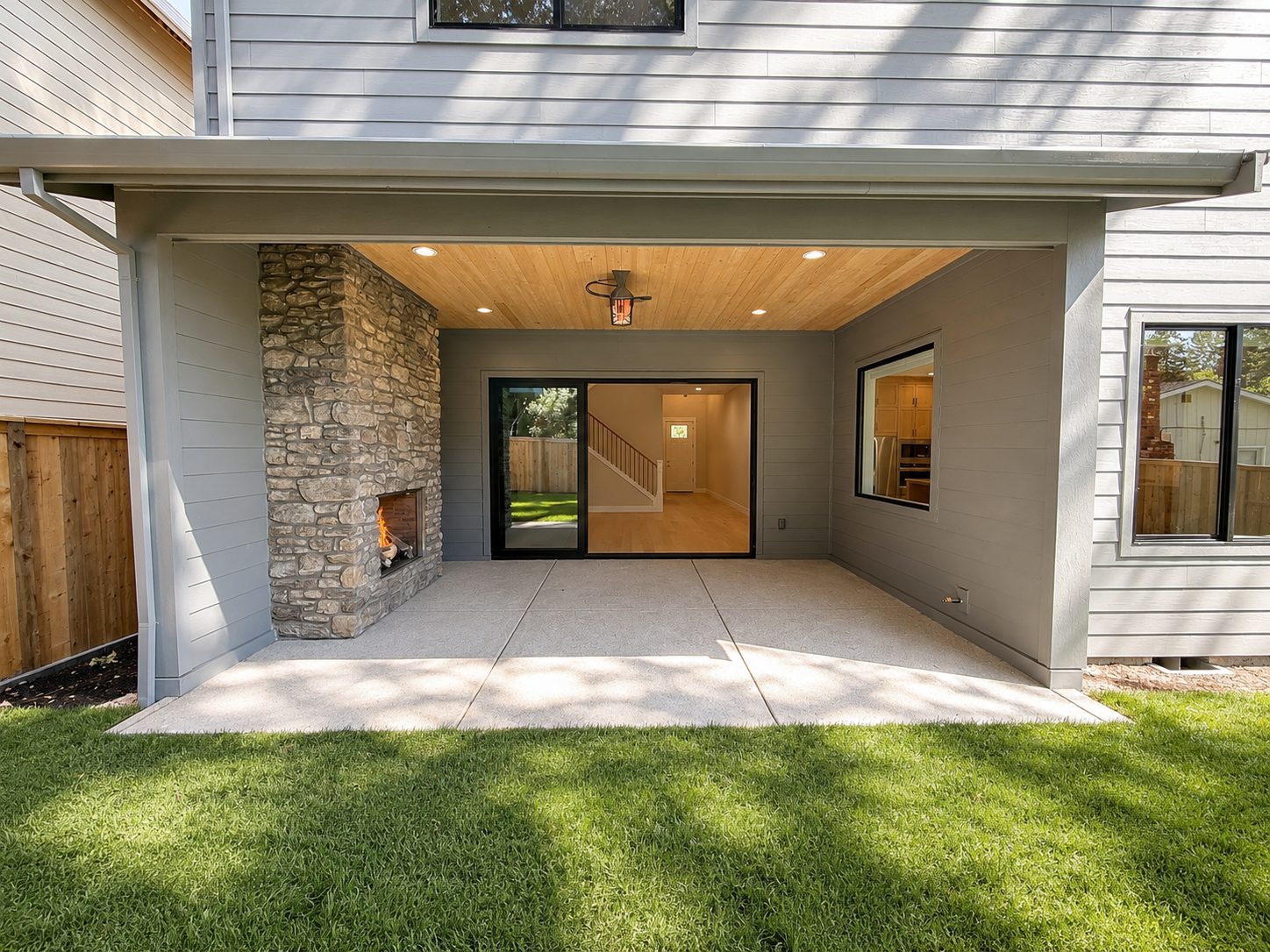 New construction luxury home in West Linn, Oregon, crafted by The Portlock Company — the Portland area’s trusted local home builder. 