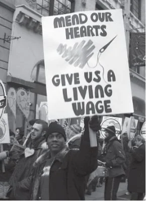 Wage Theft in SoHo: March of Hearts for Living Wages Targets Wage-Stealing Retailers