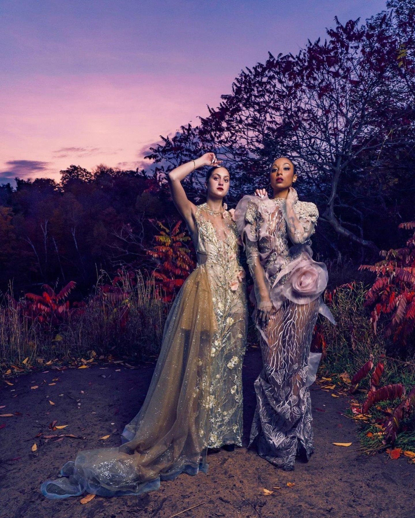 Adorn yourself with the ethereal beauty of nature. 

🟡 Designer: Kadeem Faustin (@kylegervacy)
🟢 Model(s): @laurenmeilen @goddessoflove39 
🟣 Country: Saint Lucia/Canada
⚪️ Photographer: @kirosimages 
.
.
.
#africandiaspora #africandiasporafashion 