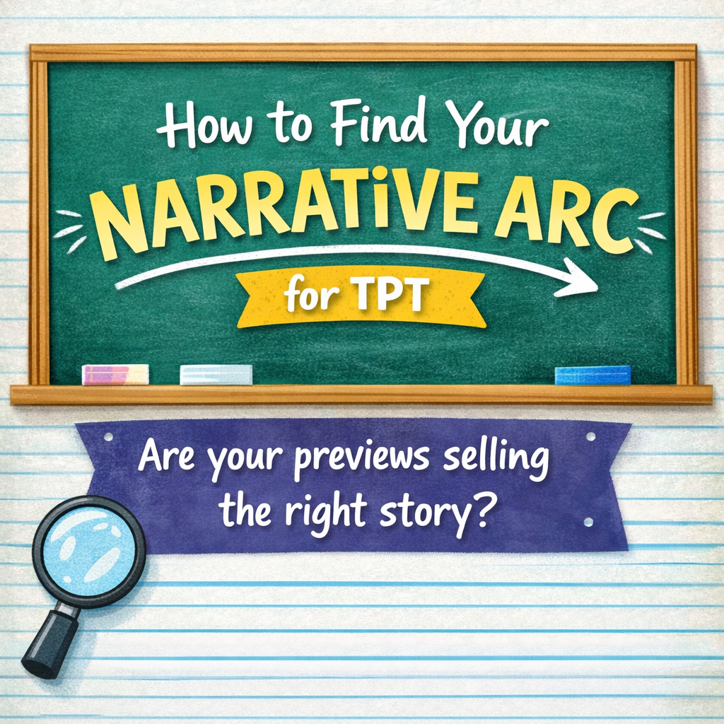 How to find your narrative arch in TPT marking