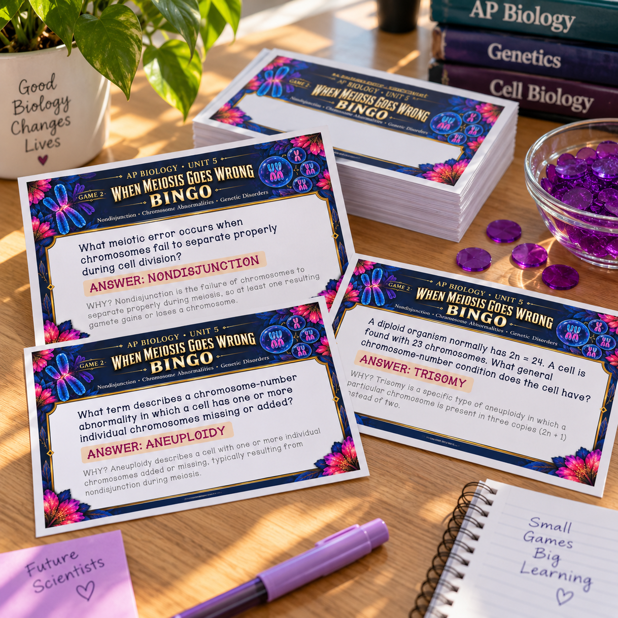 when meiosis goes wrong bingo calling cards.png