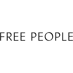 The text 'FREE PEOPLE' in black uppercase letters.