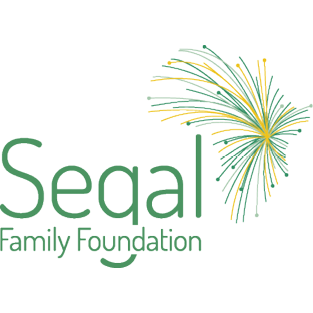 Logo for Seqal Family Foundation with stylized fireworks or bursting design.