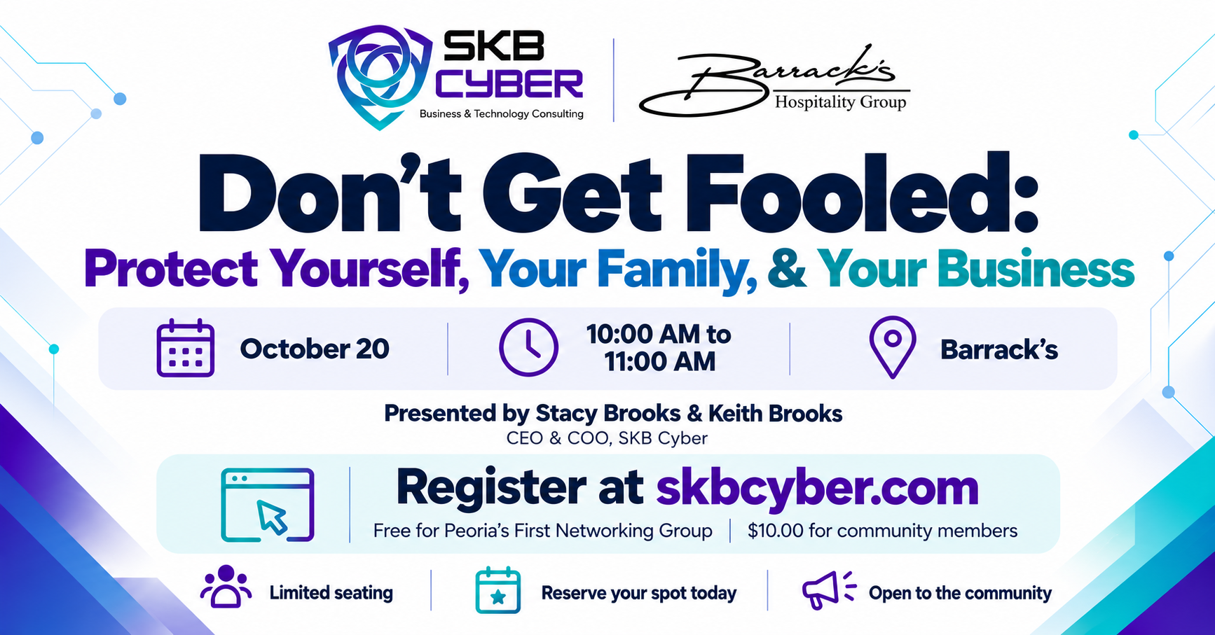 Don't Get Fooled: Protect Yourself, Your Family, & Your Business