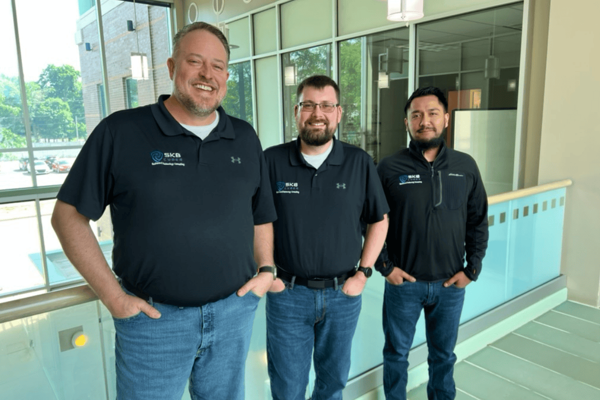 Members of the SKB Cyber team, ready to perform Managed Cybersecurity Services.