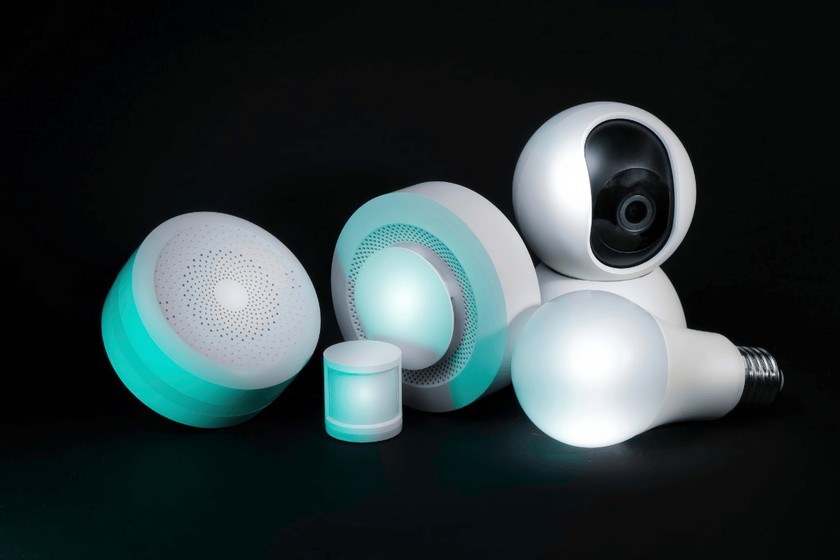 A collection of IoT devices.