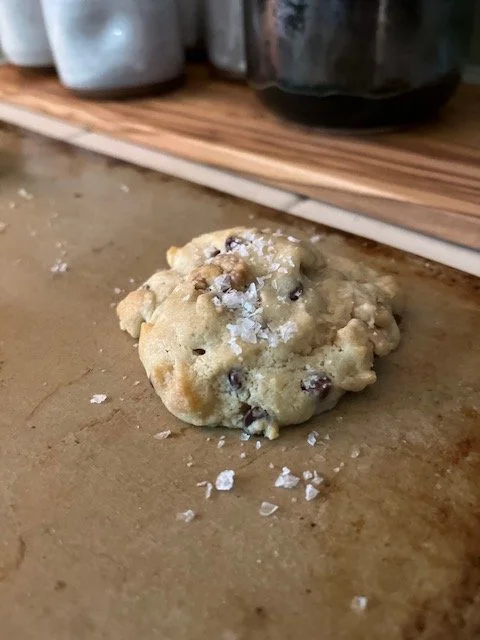 Mini Chocolate Chip and Toasted Walnut Cookies