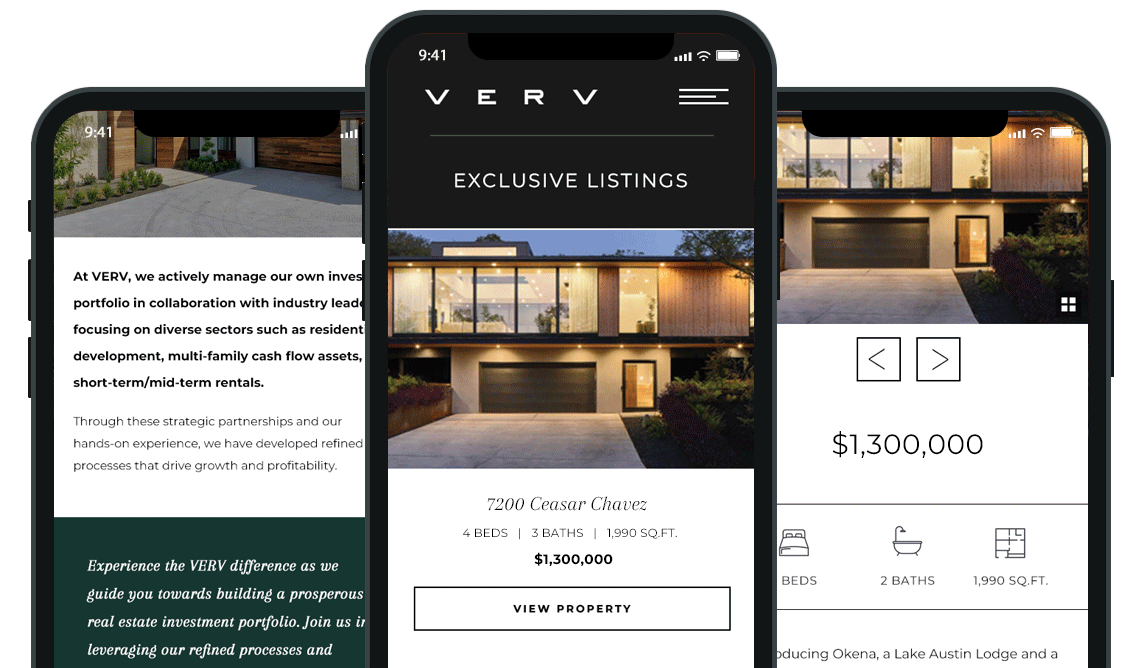 Design of a luxury real estate investment website — UX Therapist