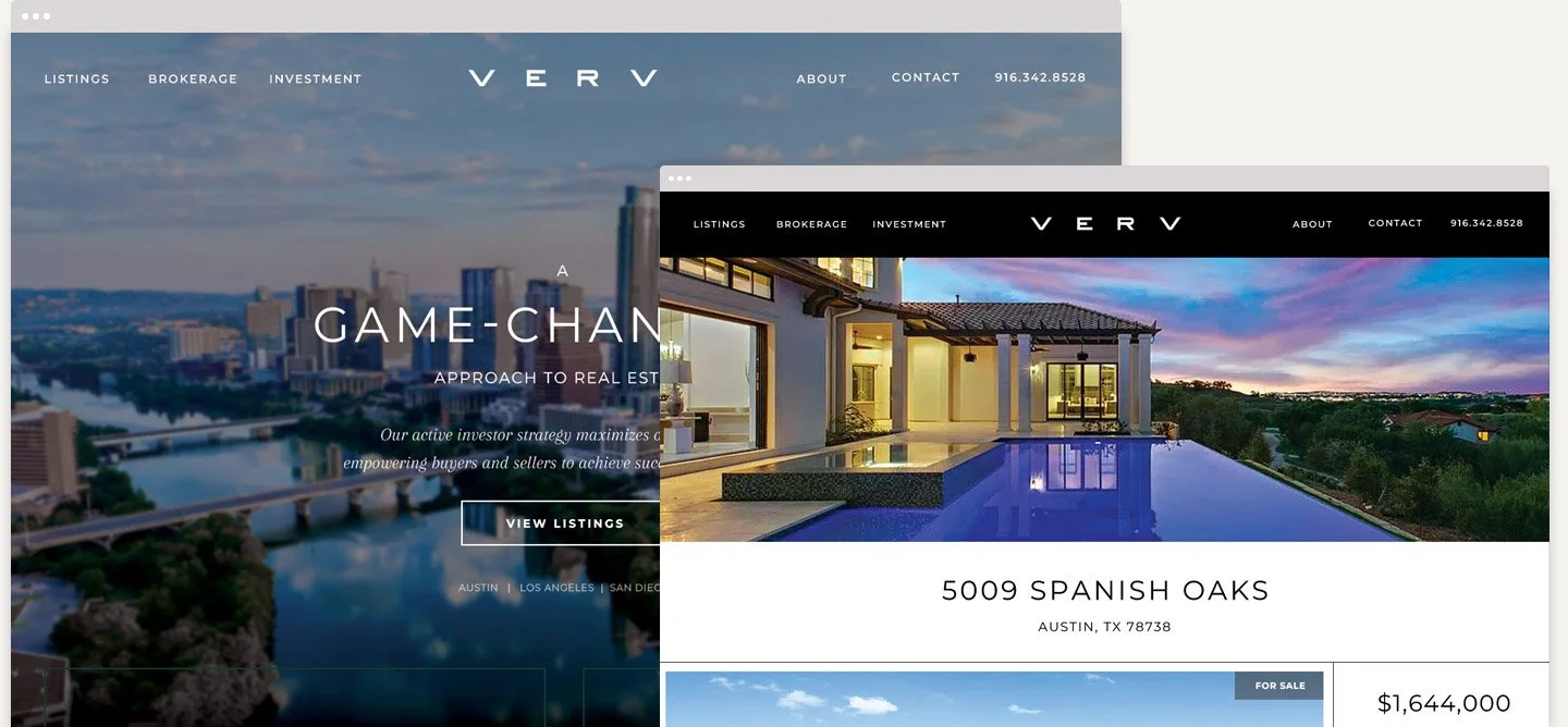Design of a luxury real estate investment website — UX Therapist
