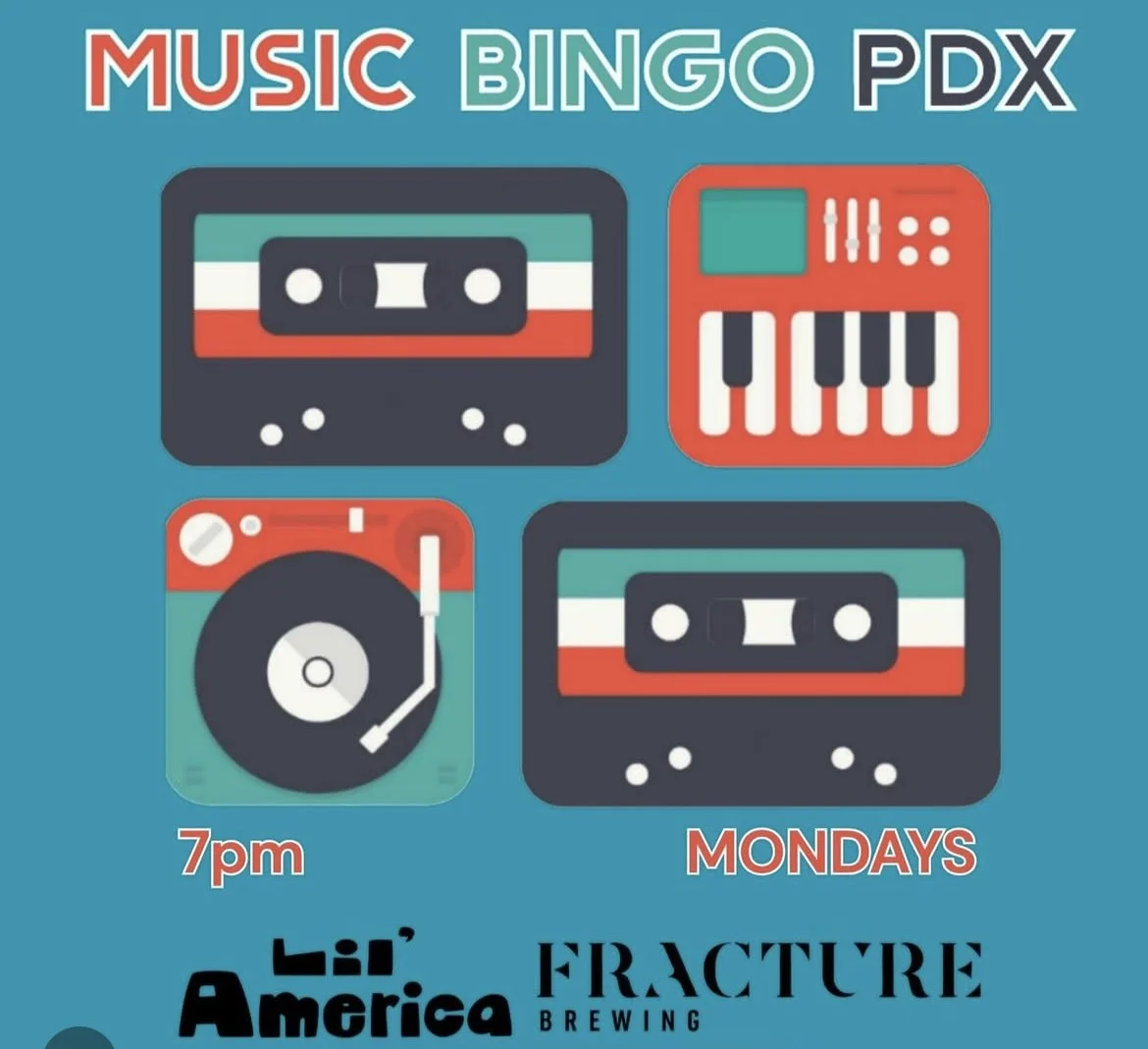 Music Bingo PDX