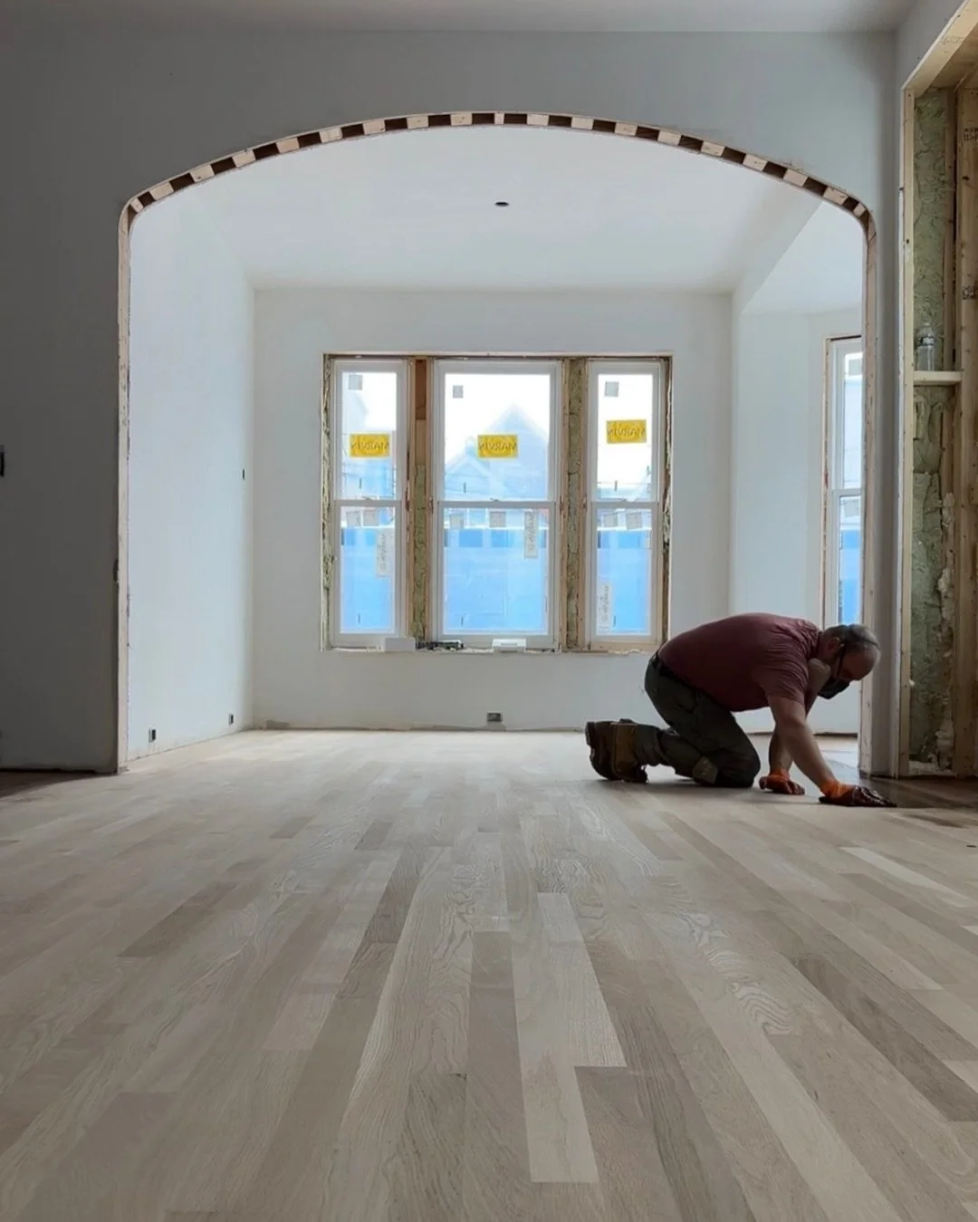 New flooring installs go well beyond laying down planks of wood.

Cutting, nailing down, glueing and sanding floor boards is a laborious process. But the stages that follow require a nuanced understanding of how certain chemical reactions with the wo