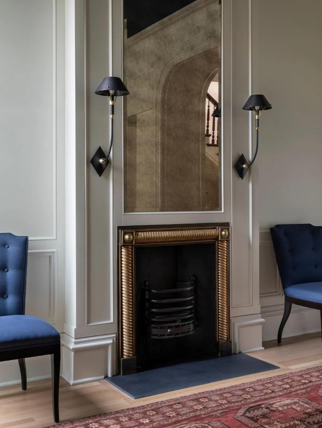 Antique finds in old homes are the lifeblood of authentic character. And this is a tale of two antiques: 

1. The hob grate cast iron fireplace at this nineteenth century row house had so much history baked into it. It made cold nights warmer, holida