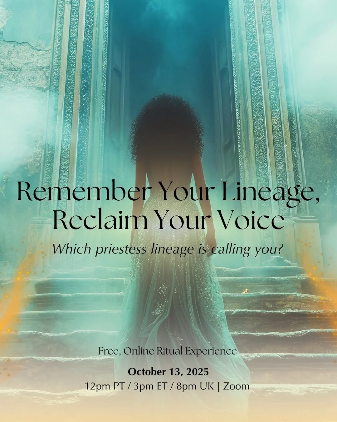 Have you ever wondered what lineage your soul remembers?

What sacred path is calling to you through your voice, your bones, your devotion?

Join me and my soul sister @elayne.kalila and the @priestesspresence Temple for a powerful (free) Opening Cer
