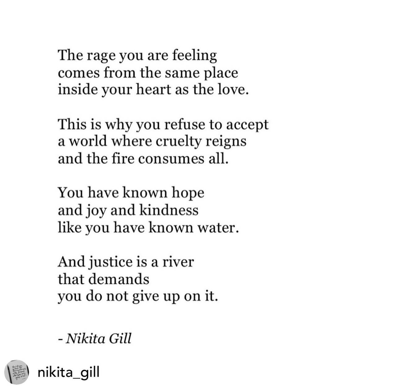 Say her name.
Rest in peace, Renee Nicole Good &hearts;️🙏🏽

Thank you for your words @nikita_gill