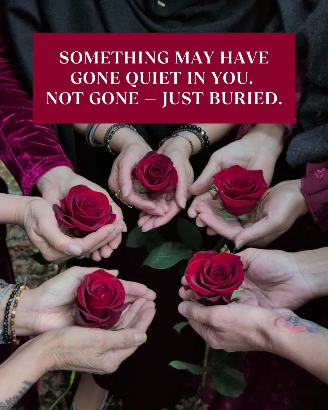 Something may have gone quiet in you. Not gone &mdash; just buried.

We are living in a moment that is asking women to shrink, to doubt, to forget. And the exhaustion you feel? It is not a personal failing. It is what happens when the world actively 