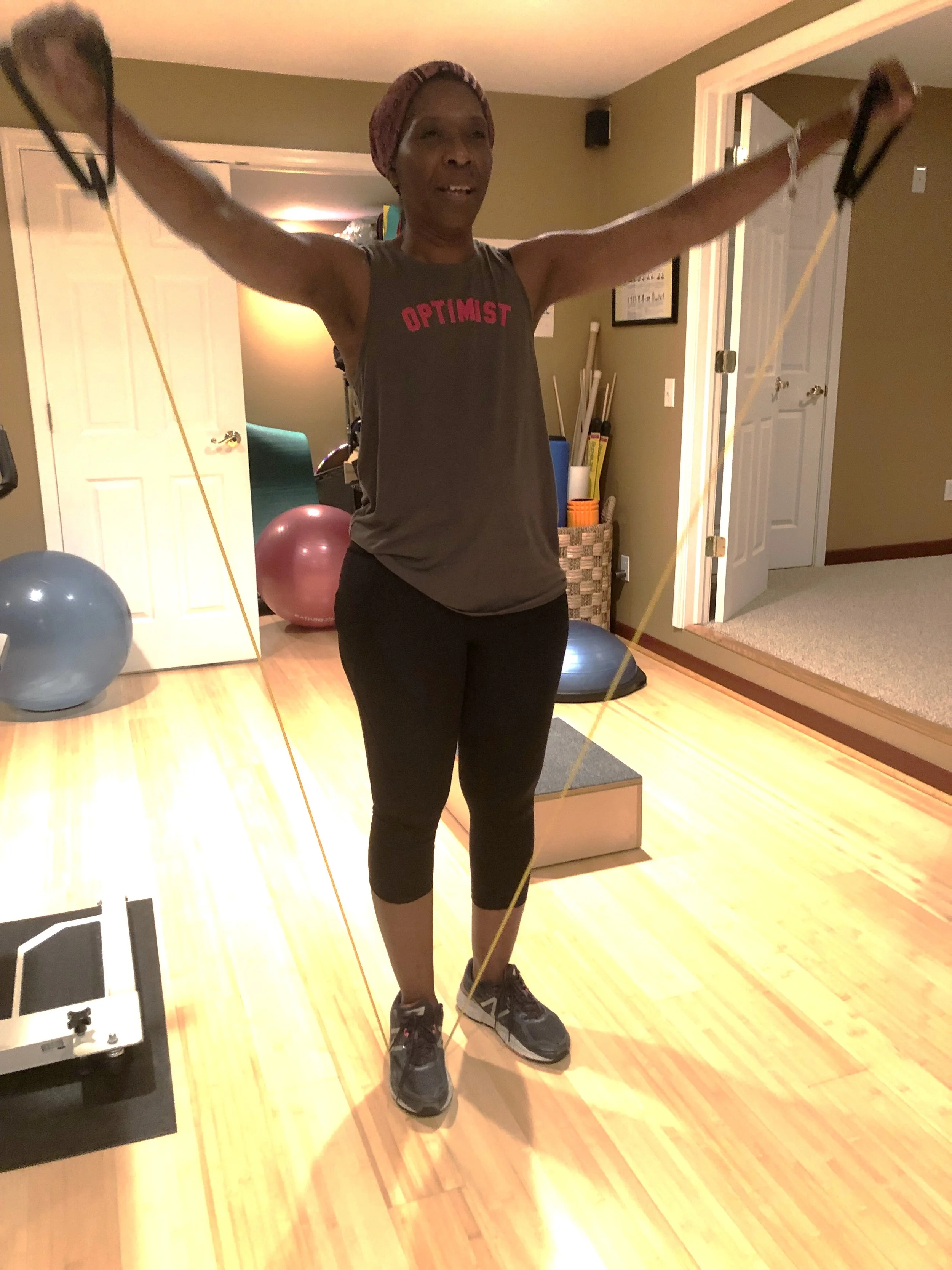 C9 Client using tubing at FAME.JPG