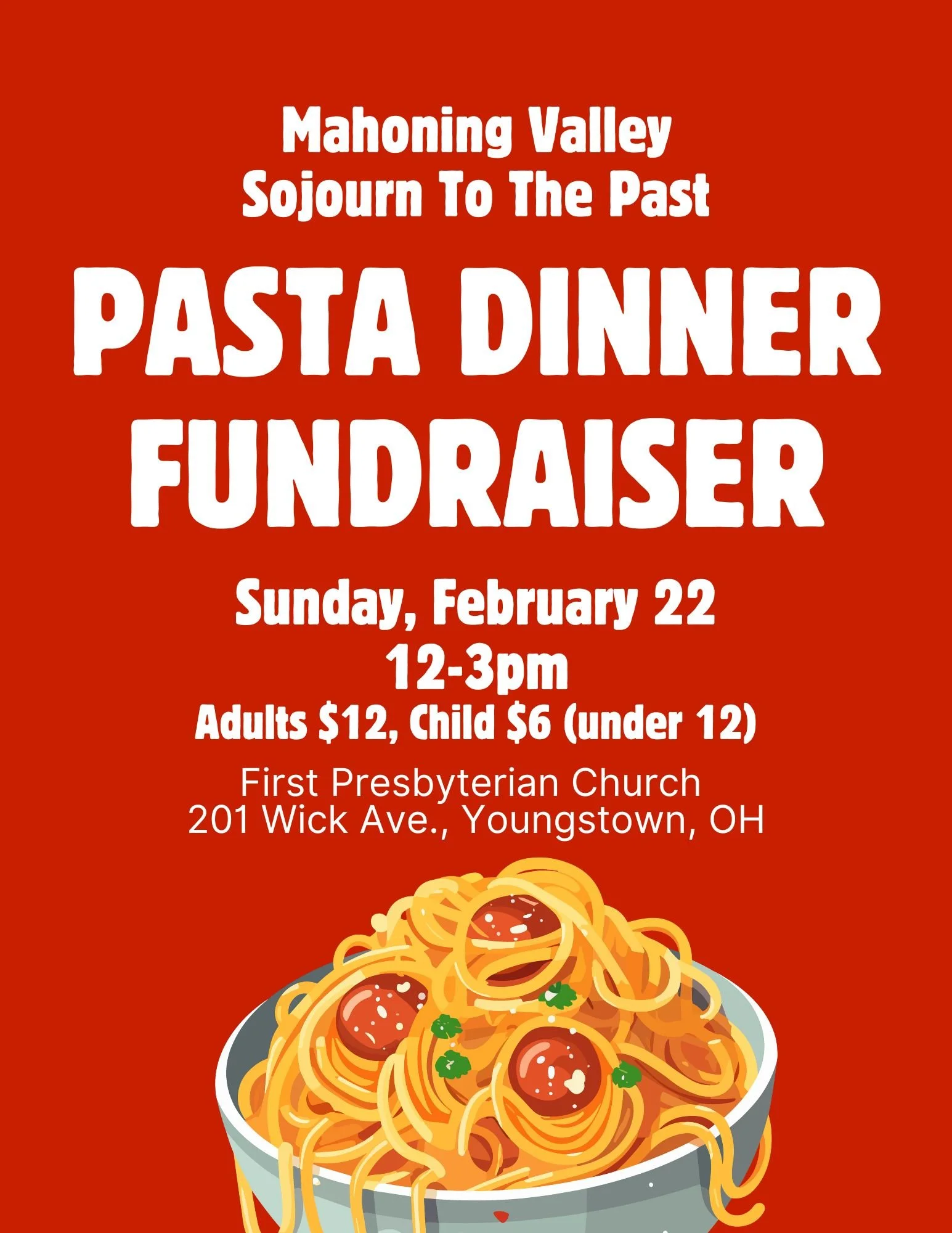 MV Sojourn Pasta Dinner Fundraiser