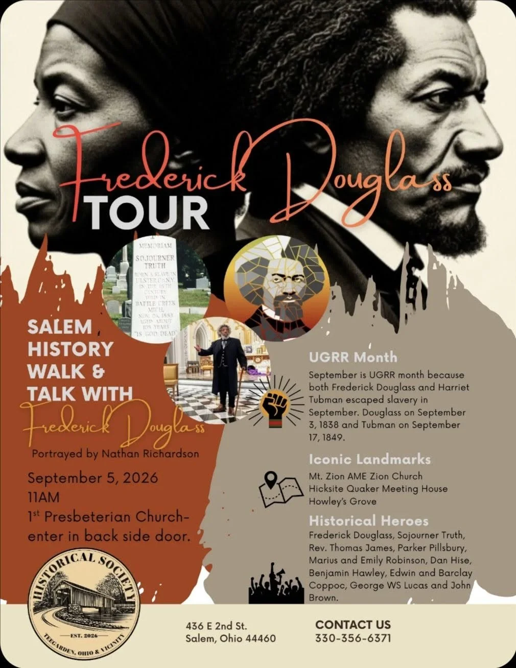 Salem History Walk and Talk with Frederick Douglass