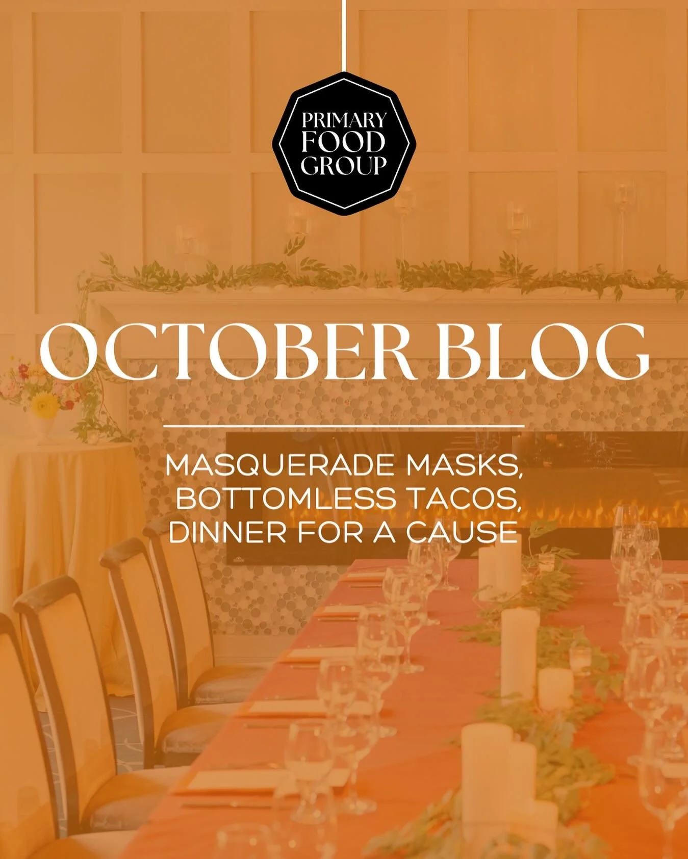 October&rsquo;s calendar is filling fast - and trust us, you&rsquo;ll want in.

From late-night masquerades to bottomless tacos at Toro and a one-night-only dinner that makes an impact, this month is all about food, fun, and giving back. Head to the 