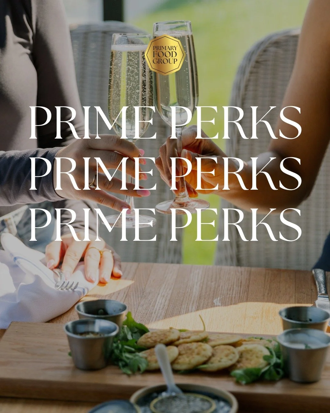 Summer plans: good food, great company, and rewards along the way.

Join Prime Perks and earn every time you dine at 677 Prime, Toro Cantina, or Sea Smoke Waterfront Grill. Because your favorite summer spots should give back, too.