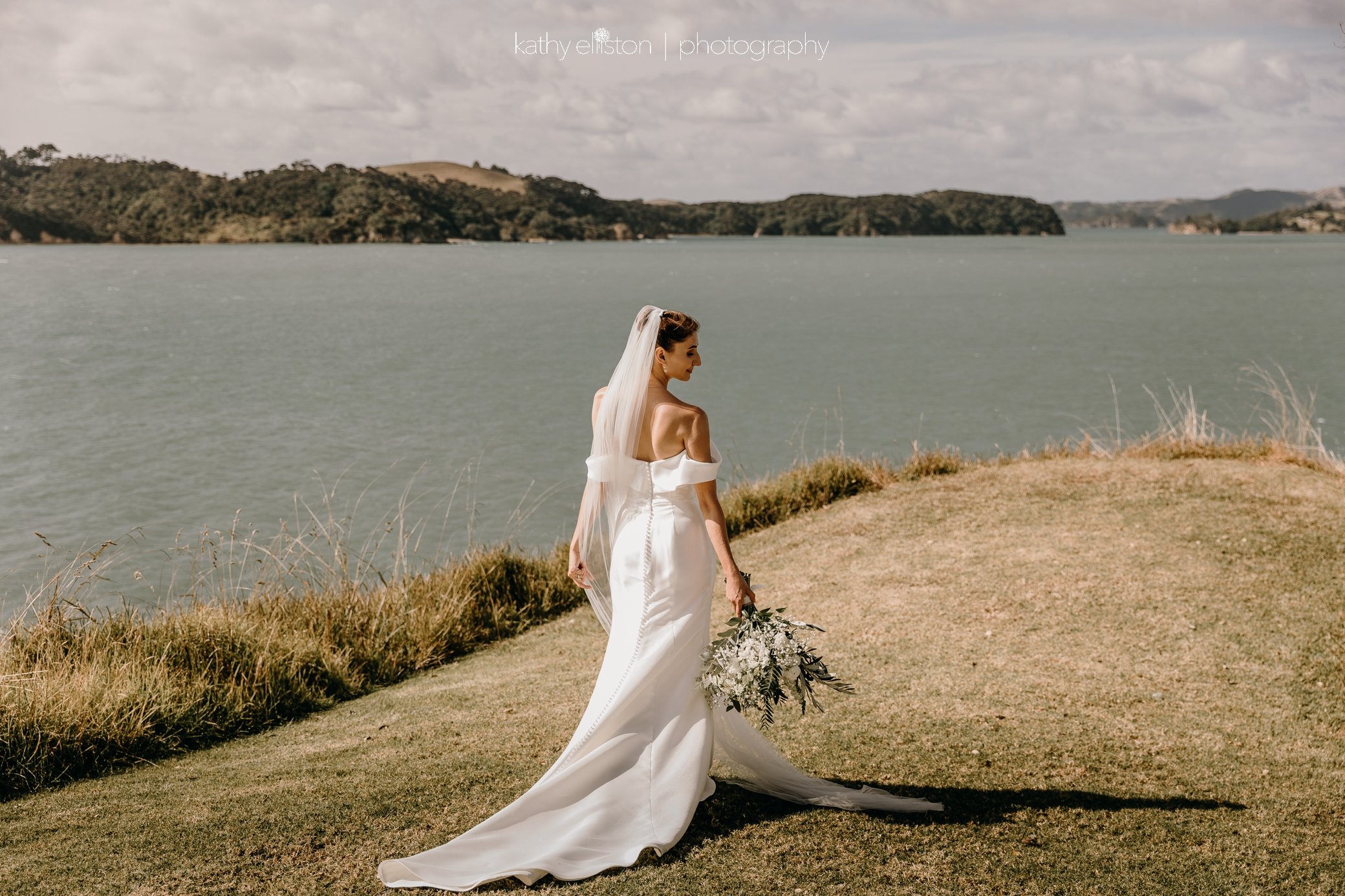 Bride in the Bay of Islands