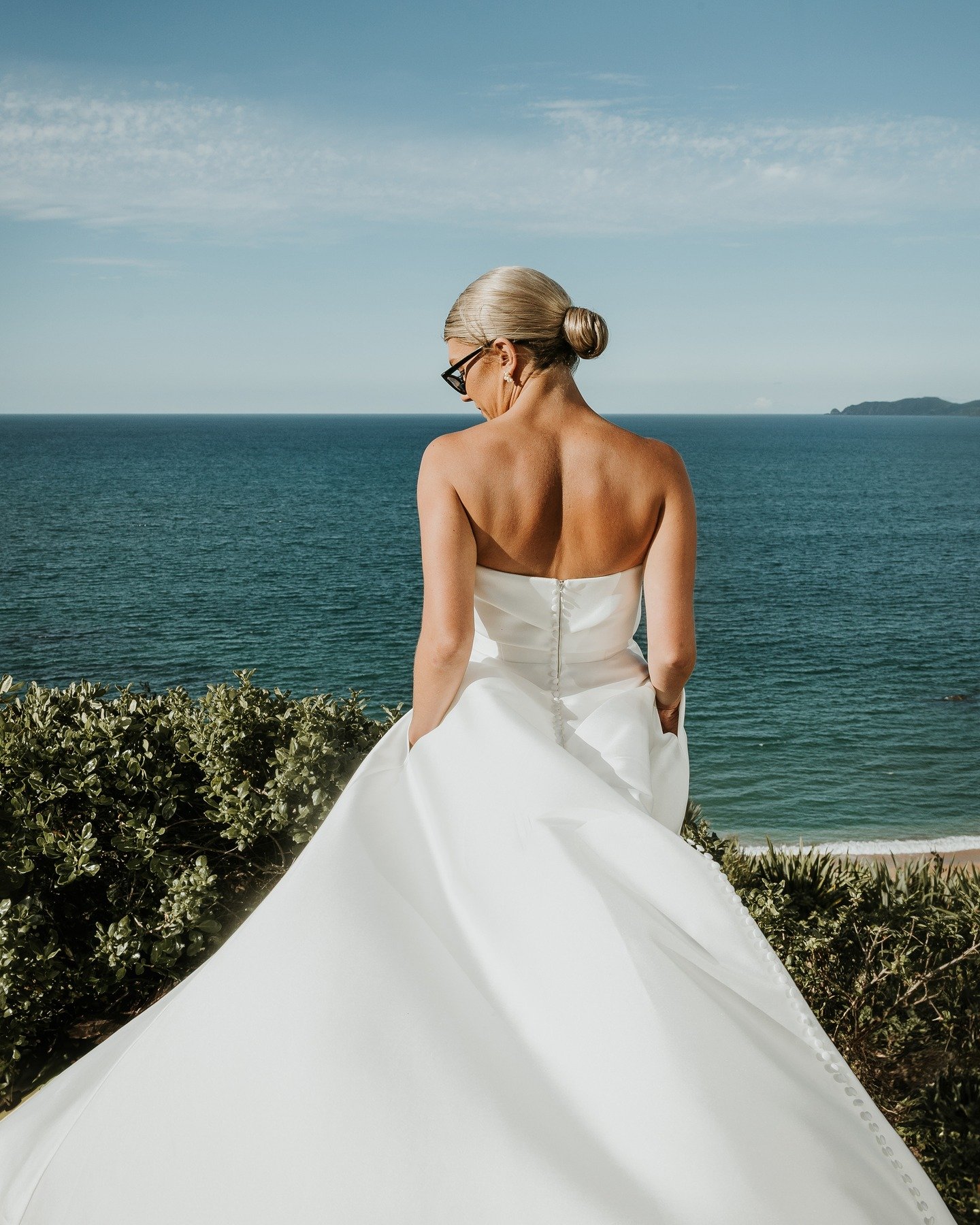 Let's take a moment for Charlie here.

The wind was blowing, the summer of Doubtless Bay, and of course...Charlie rocking her dress!

@kathyellistonphotography 
@phillipashairretreat 
@claudialouismarie 
@evalendel 
@natalierosebridal 
@special_occas