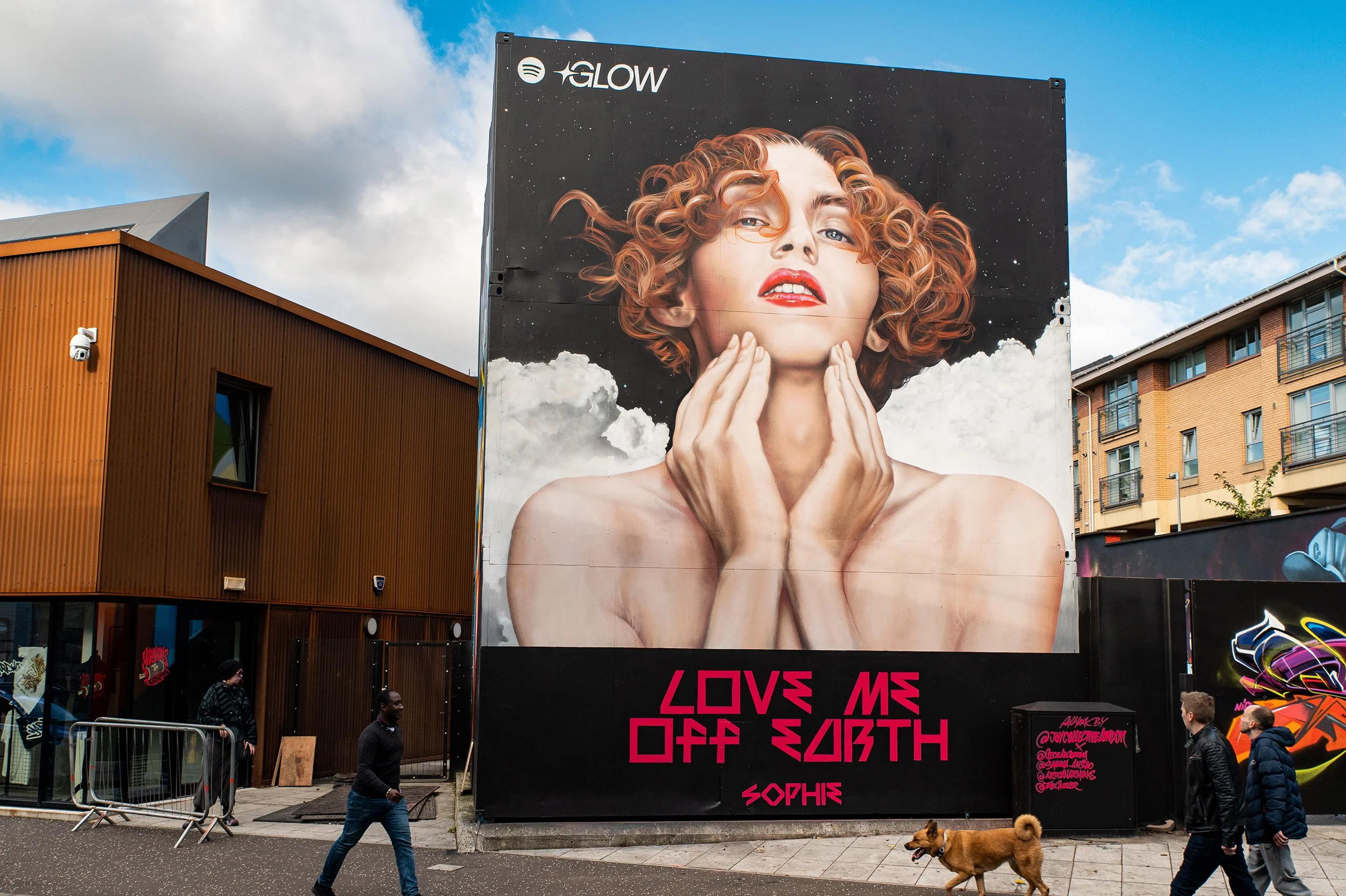 SOPHIE XEON mural by JOY! Collective